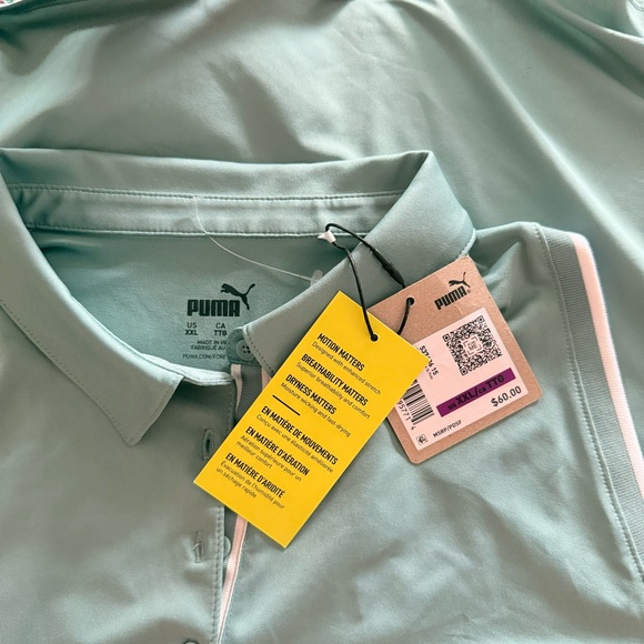 Puma Tops - NWT PUMA TOP MOISTURE WICKING AND FAST DRYING STRECH COMFORT SIZE XXL
